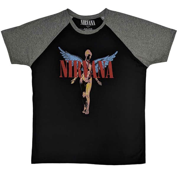 Nirvana In Utero Angelic Raglan T Shirt