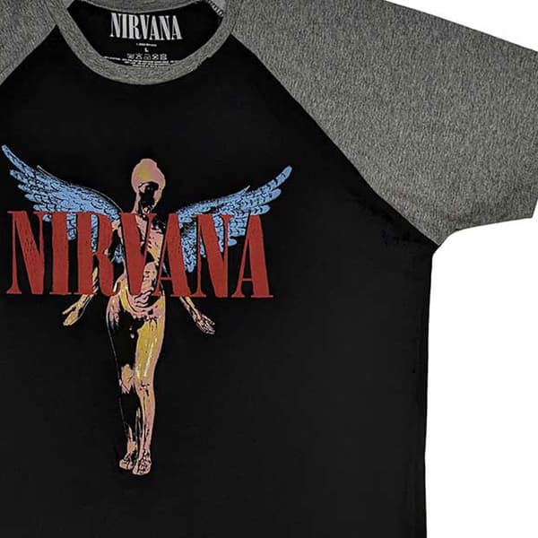 Nirvana In Utero Angelic Raglan T Shirt