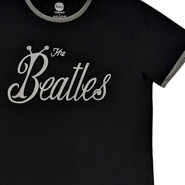 The Beatles Bug Logo Ringer T Shirt