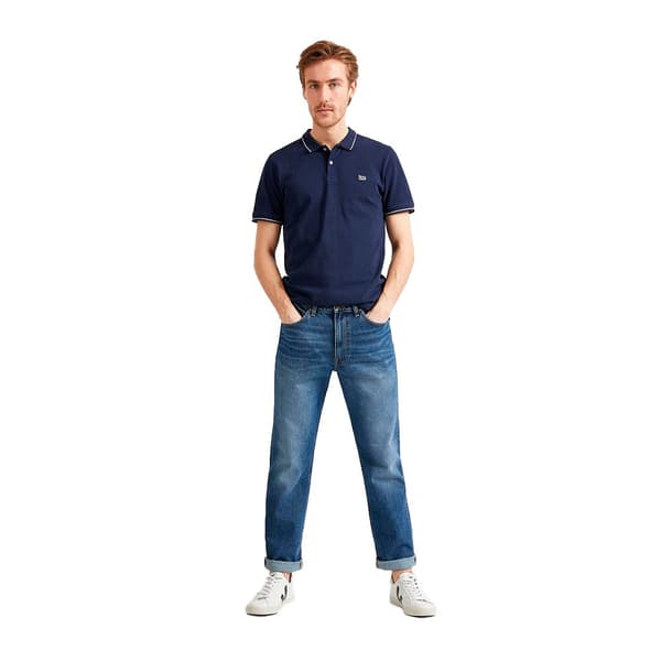 Lee Kortärmad Pikétröja Piqué Blå 2XL / Regular Man