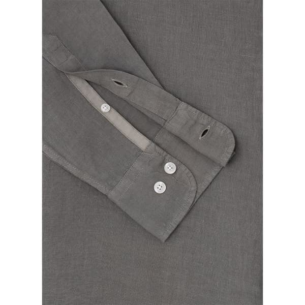 Hackett Lang ærmet Skjorte Hm309744 Grå M Mand