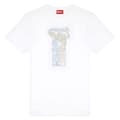 Miniatyrbild 3 av 4: Diesel Kortärmad T-shirt Diegor K68 Vit S Man