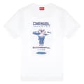 Miniatyrbild 3 av 4: Diesel Kortärmad T-shirt Diegor K69 Vit L Man