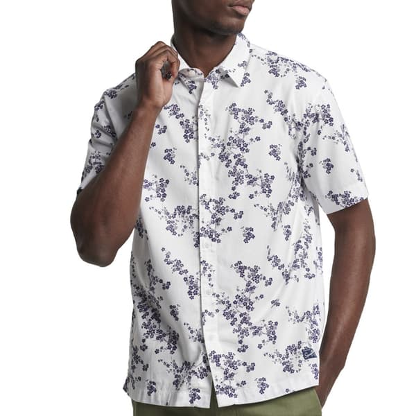Superdry Paita Vintage Hawaiian Valkoinen L Mies