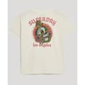 Miniatyrbild 2 av 4: Superdry Kortärmad T-shirt Tattoo Rhinestone Fitted Beige M Kvinna