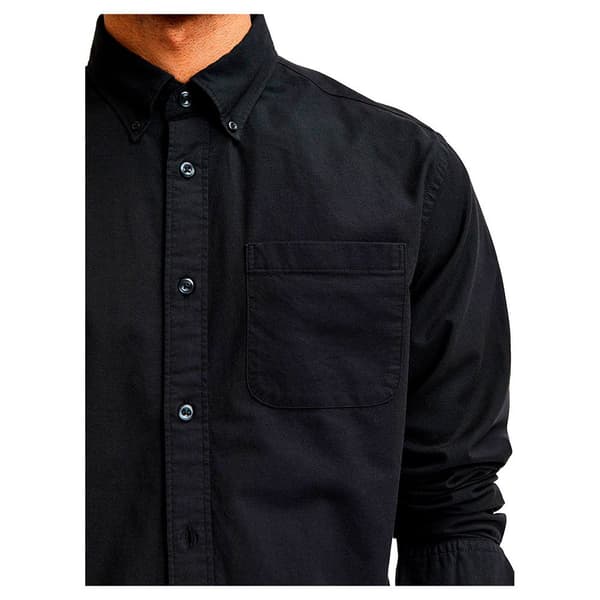 Selected Lang Ærmet Skjorte Egrick-ox Flex Sort 3XL Mand