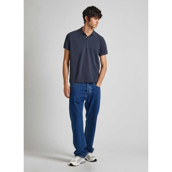 Pepe Jeans Lyhythihainen Poolo New Oliver Gd Sininen 2XL Mies