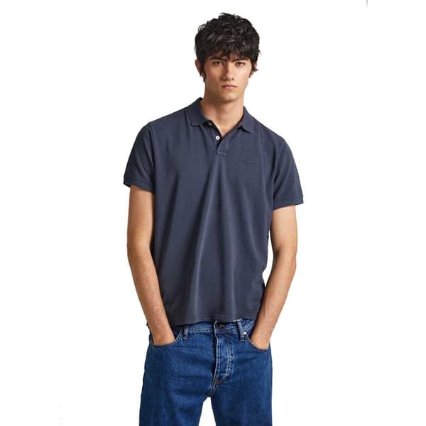 Pepe Jeans Lyhythihainen Poolo New Oliver Gd Sininen 2XL Mies