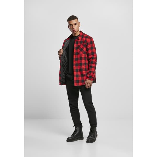 Urban Classics Flanelskjorte Med Snørebånd Sort M Mand