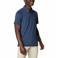 Miniatyrbillede 4 af 5: Columbia Kortærmet Poloshirt Tech Trail Blå M Mand