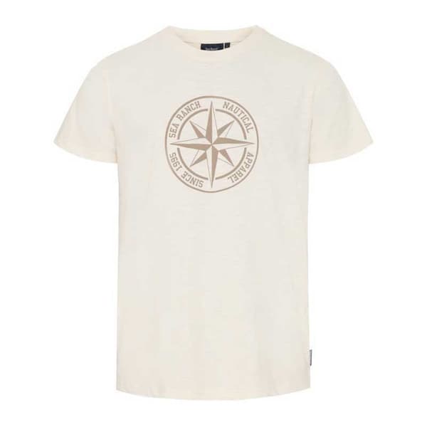 Sea Ranch Kortärmad T-shirt Med Rund Hals Jake Beige L Man