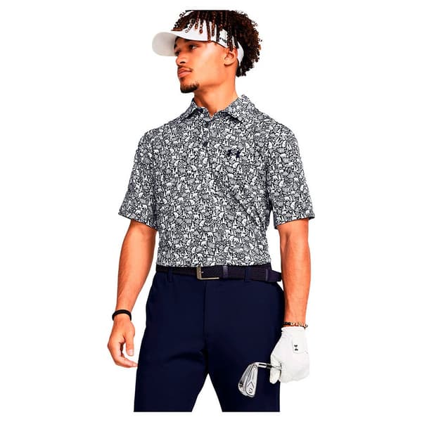 Under Armour Golf Kortærmet Polo Playoff 3.0 Printed S