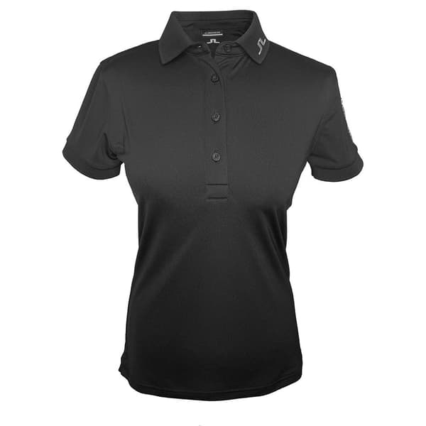 J.lindeberg Kvinna Kortärmad Polo Tour Tech Svart M