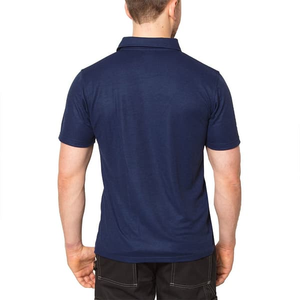 Iq-uv Kortärmad Pikétröja Uv Blå 4XL