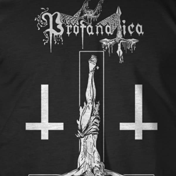 Profanatica Demo Style Band Logo T Shirt