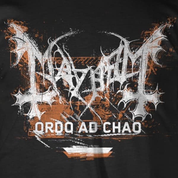 Mayhem Ordo Ad Chao Band Logo T Shirt