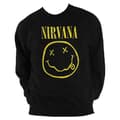 Miniatyrbild 4 av 4: Nirvana Yellow Grunge Face Sweatshirt