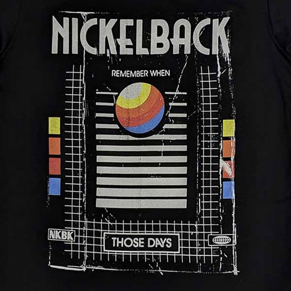 Nickelback Those Days VHS T Shirt