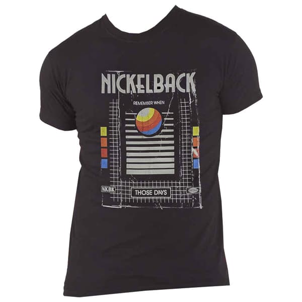 Nickelback Those Days VHS T Shirt