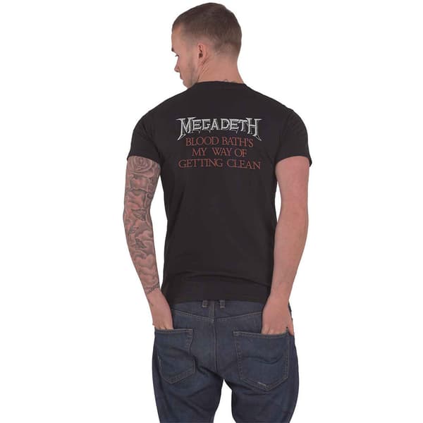 Megadeth Black Friday Band Logo T Shirt