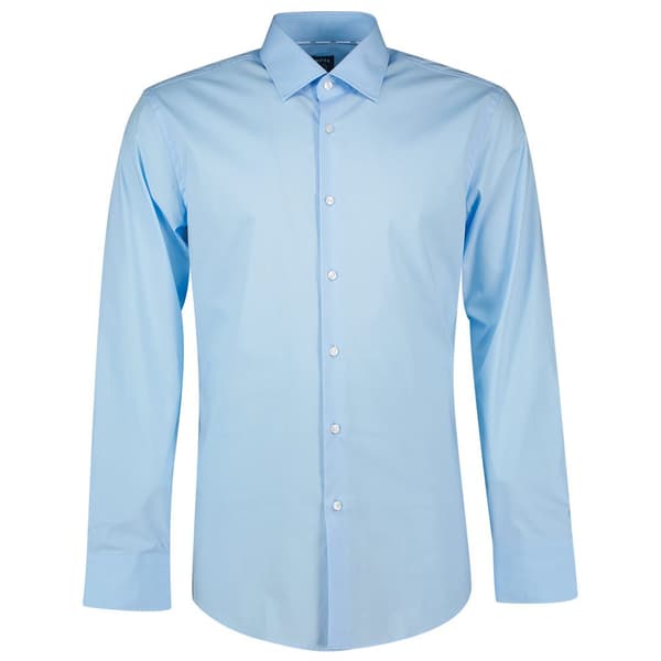 Boss Skjorte 50469345-452/h-hank Kent Blå 43 / Regular Mand