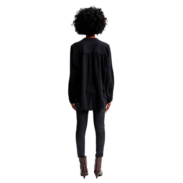 Selected Langærmet T-shirt Mivia Sort 40 Kvinde