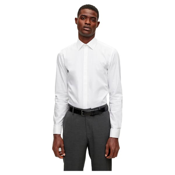 Boss Skjorte Hank Tux1 Hvid 43 Mand
