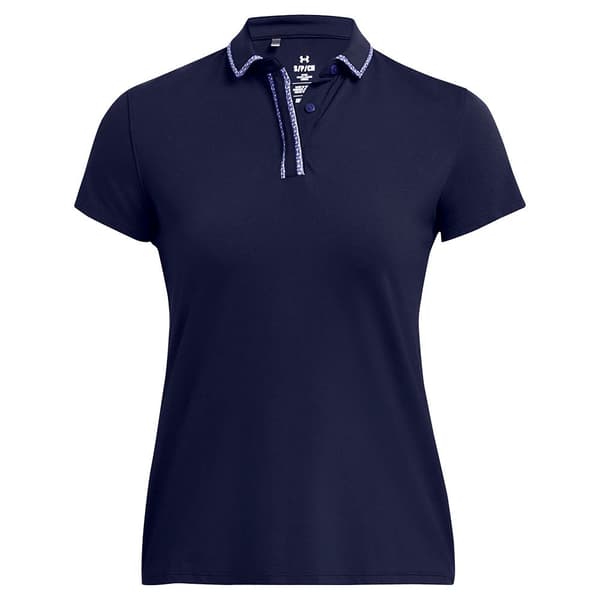 Under Armour Golf Kvinna Kortärmad Polo Iso-chill Blå XS