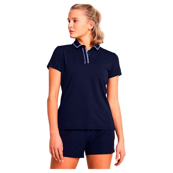 Under Armour Golf Kvinna Kortärmad Polo Iso-chill Blå XS