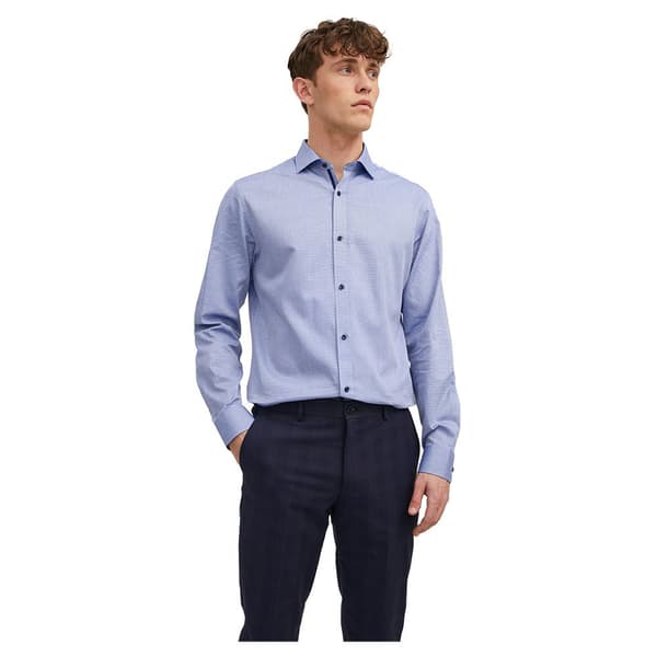 Jack & Jones Långärmad Tröja Blaparker Detail Blå M Man