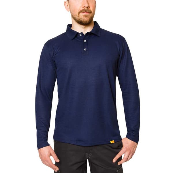 Iq-uv Pitkähihainen Poolopaita Uv 50+ Sininen 2XL