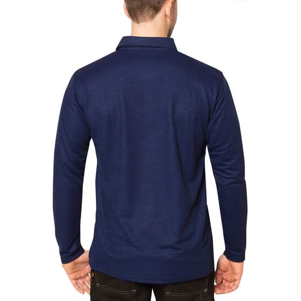 Iq-uv Pitkähihainen Poolopaita Uv 50+ Sininen 2XL