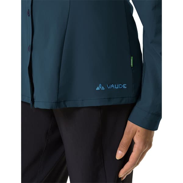 Vaude Långärmad Tröja Farley Stretch Blå 44 Kvinna