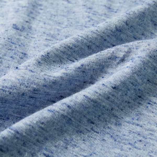 vidaXL T-shirt med korta ärmar för barn blå melange 104