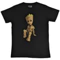 Miniatyrbild 3 av 4: Guardians Of The Galaxy T Shirt Groot Perch Official Black