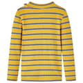 Miniatyrbild 2 av 7: T-shirt med långa ärmar för barn ockra 116