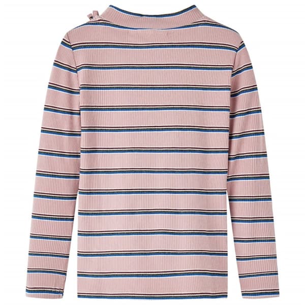 T-shirt med långa ärmar för barn ljusrosa 140