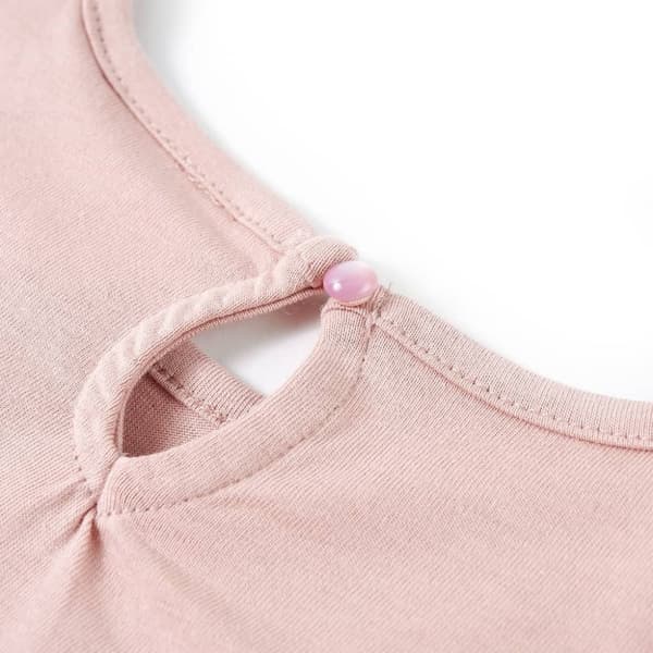 T-shirt med långa ärmar för barn rosa 92