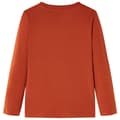 Miniatyrbild 2 av 7: T-shirt med långa ärmar för barn ljusorange 140