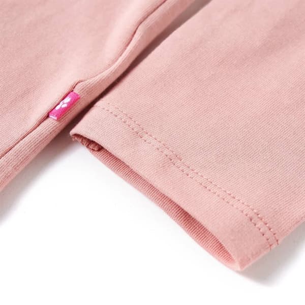Lasten pitkähihainen T-paita pinkki 104