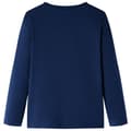 Miniatyrbild 2 av 7: T-shirt med långa ärmar för barn marinblå 104