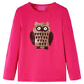 Miniatyrbillede 1 af 7: Langærmet T-shirt til børn str. 92 pink