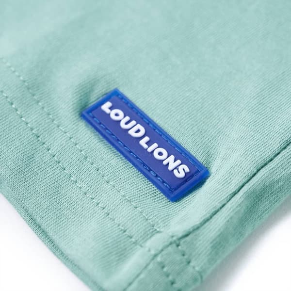 T-shirt för barn ljus khaki 104