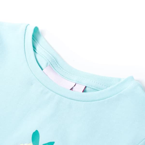 T-shirt för barn ljusblå 140