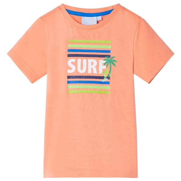 T-shirt för barn neonorange 92