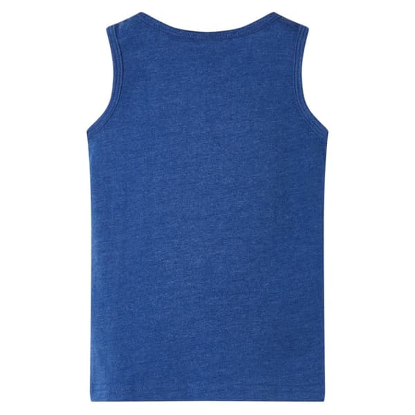 Tanktop til børn str. 92 mørk blåmeleret