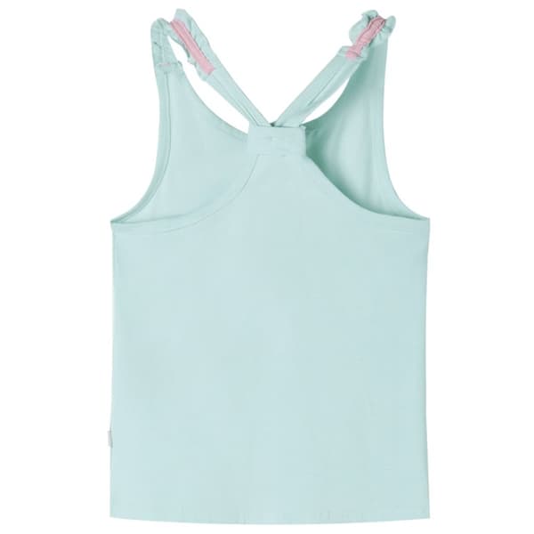Tanktop til børn str. 140 lys mintgrøn
