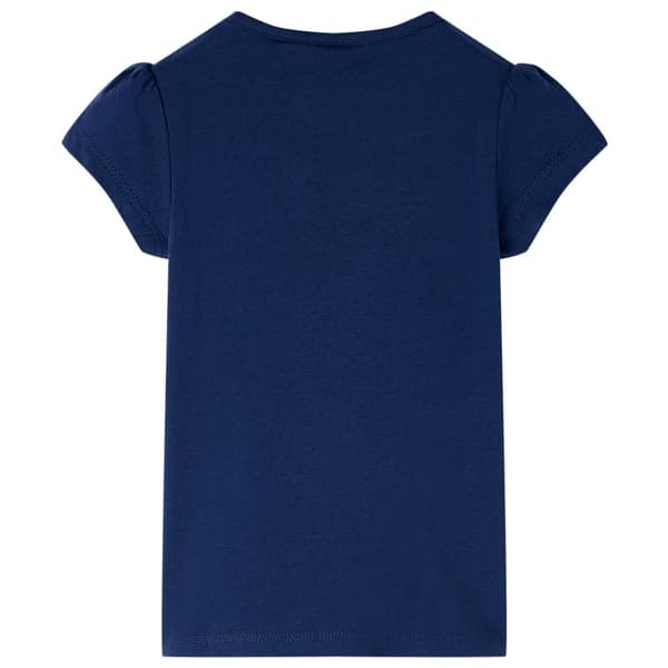 T-shirt för barn marinblå 116