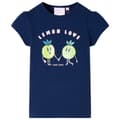 Miniatyrbild 1 av 7: T-shirt för barn marinblå 116