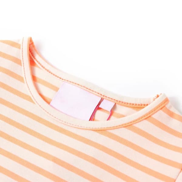 T-shirt för barn neonorange 128